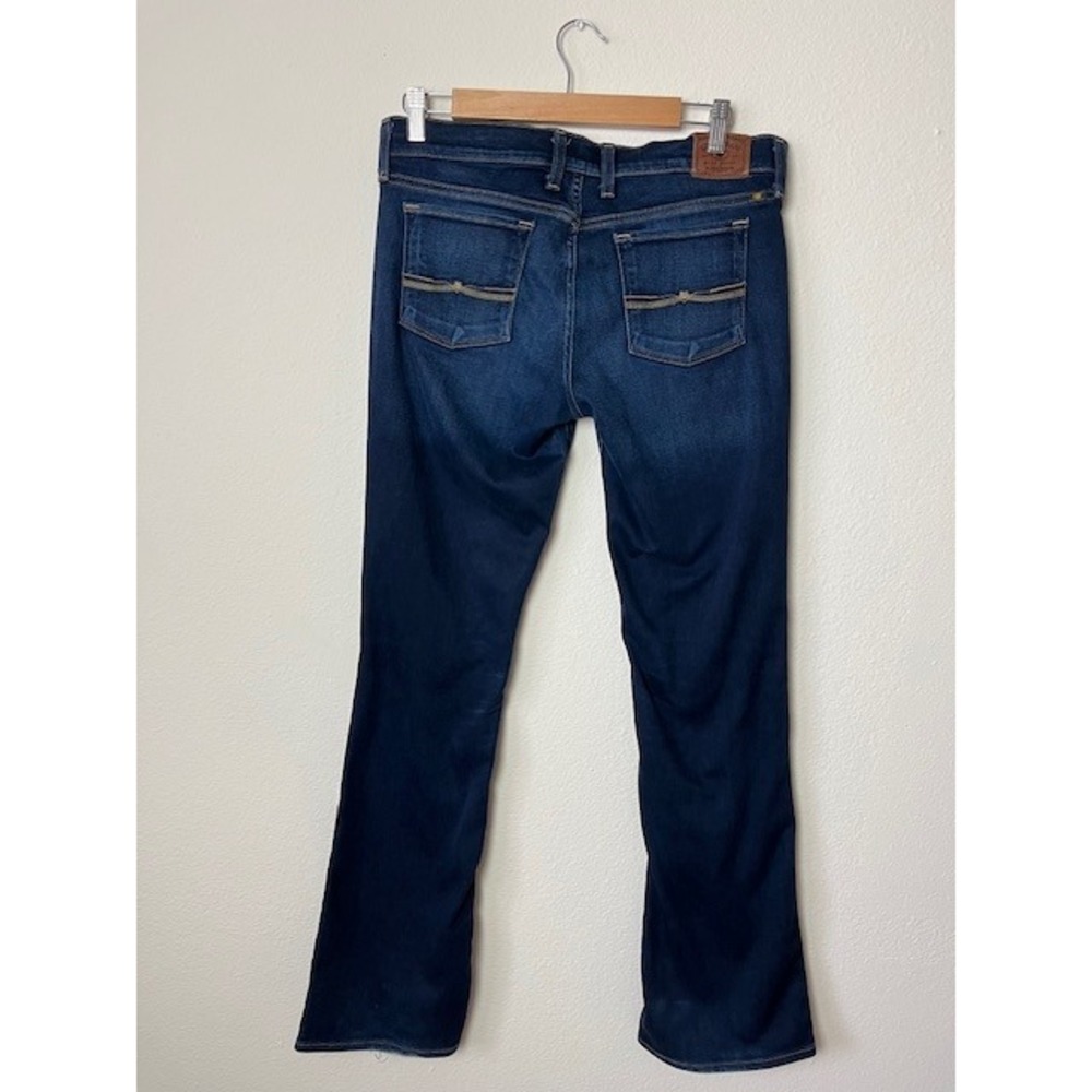 Lucky Brand Jeans Womens 10/30 Charlie Baby Boot‎ Dark Wash Denim Flare Low Rise - Picture 9 of 12